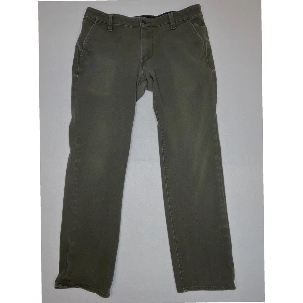 Levi's Mens Pants Commuter Pro Cordura Slim Fit 34x32 Olive Green